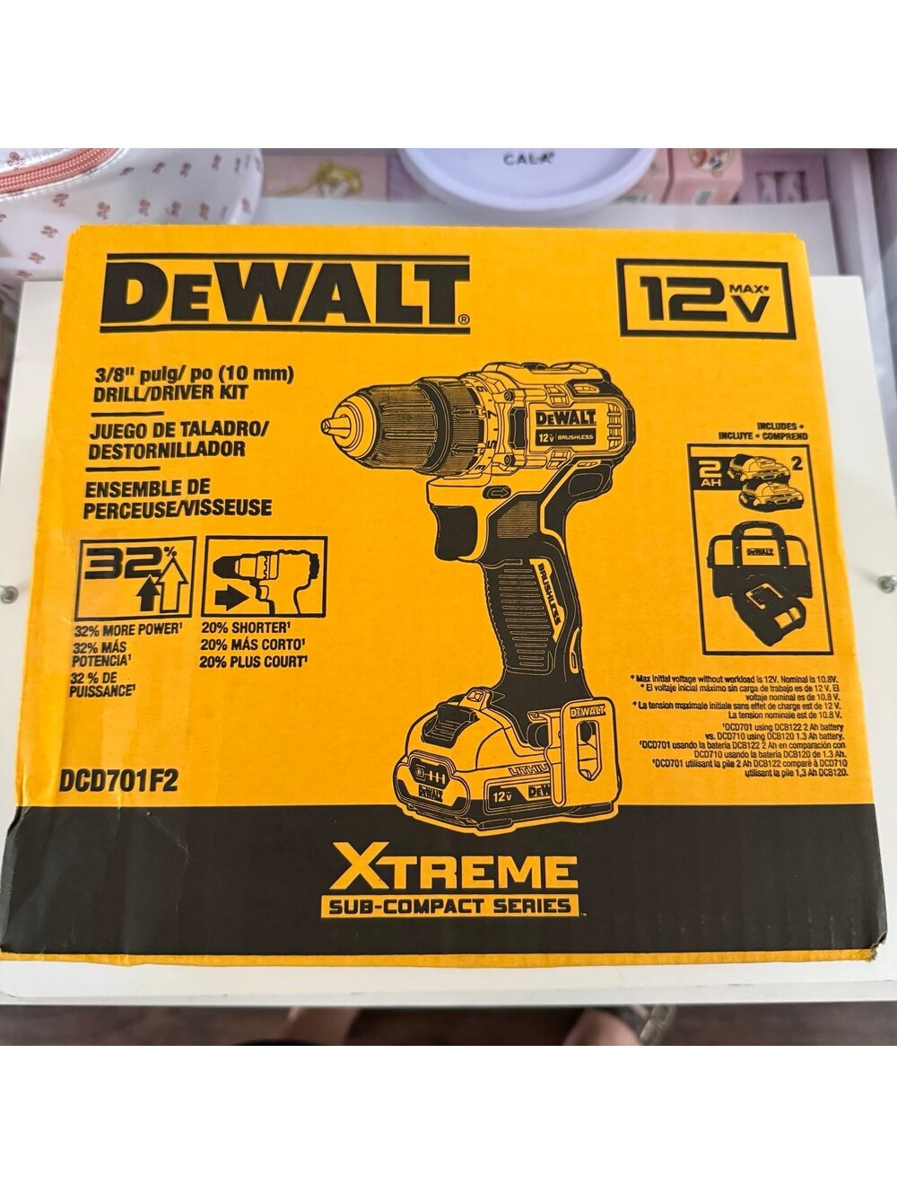 Dewalt 3/8" DRILL/DRIVER KIT
